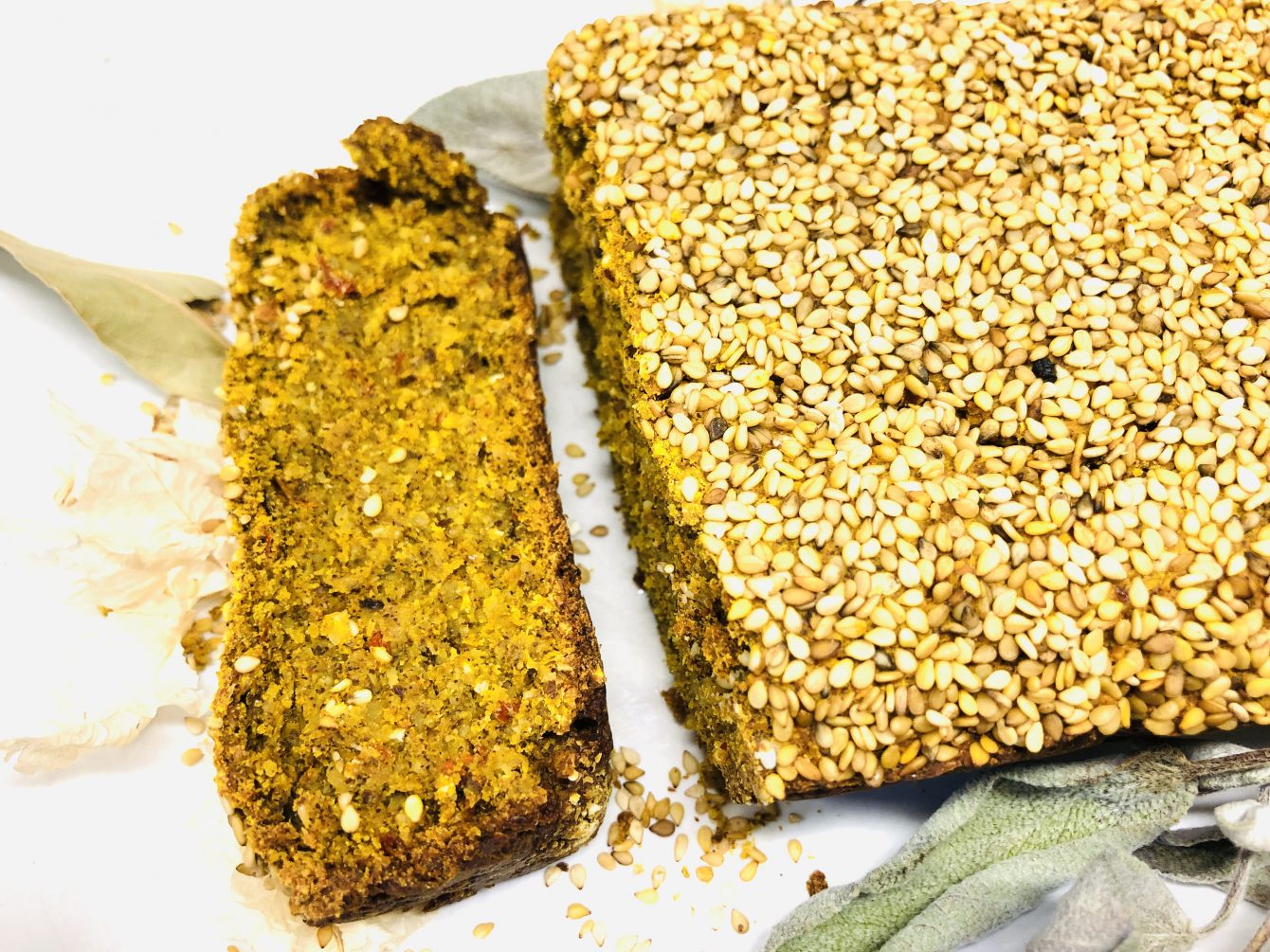 Kürbis Brot mit Gewürzen